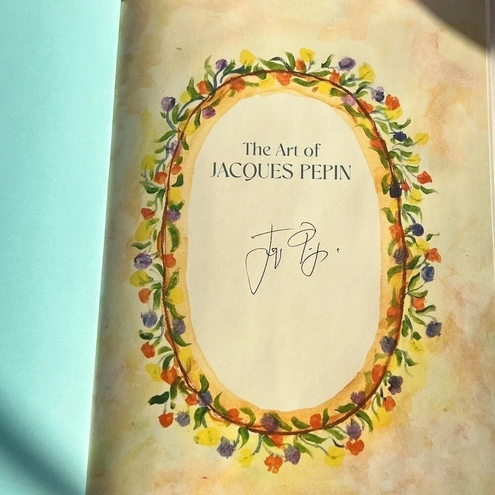 Jacques Pépin SIGNED‎ 90th Birthday Cookbook NYT Bestseller Hardcover NEW 2025